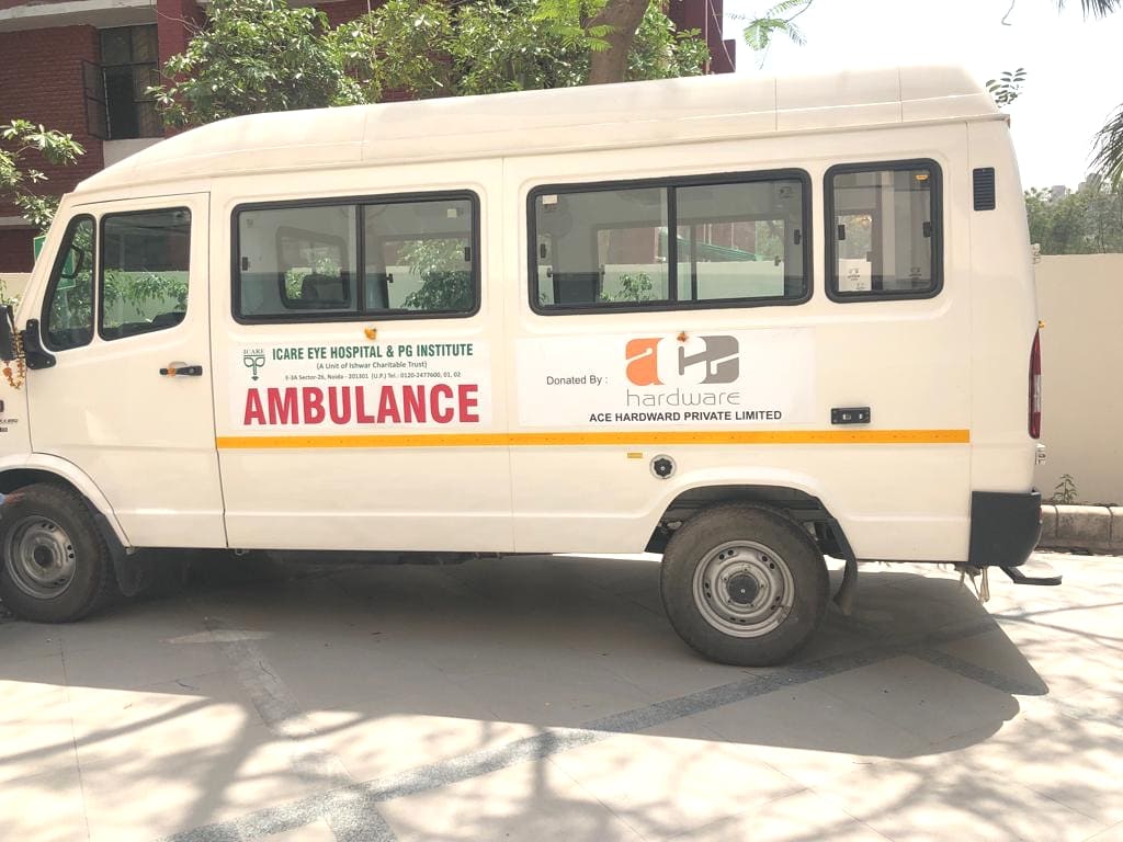 ambulance donated by ace